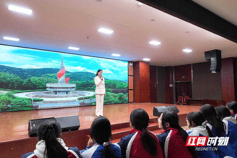 球盟会入口：砥砺青春志向！渌口区一中开展“我的韶山行”红色研学活动(图3)