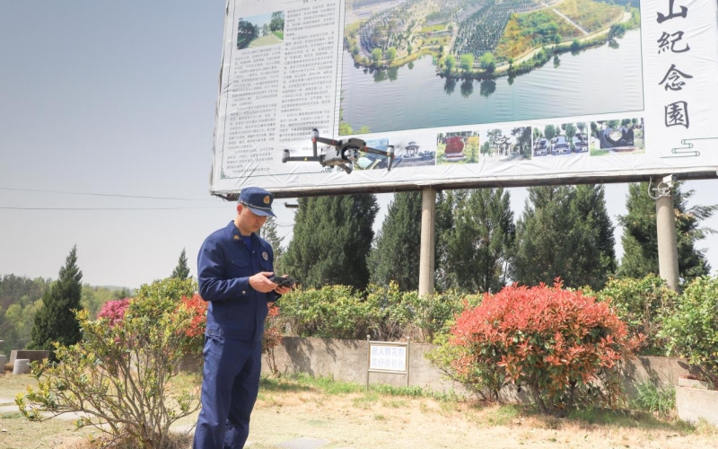 无人机巡航+文明置换点 湖北构建清明防火“智慧防线”(图1)