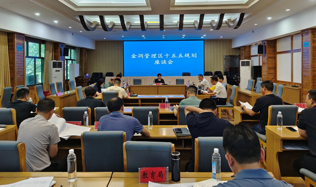 金洞管理区高位推动“十五五”规划编制 聚焦重大项目谋发展(图1)